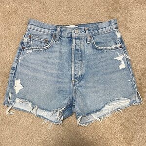 Agolde distressed Jean shorts - 3 1/2” inseam - size 27.